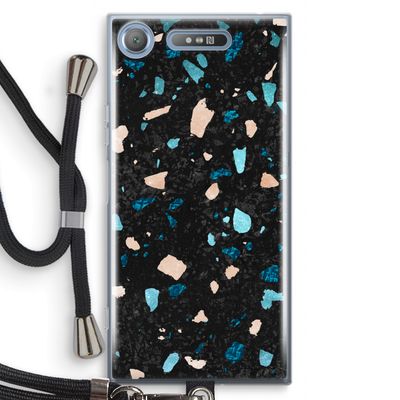 Terrazzo N°11: Sony Xperia XZ1 Transparant Hoesje met koord