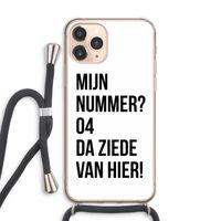 Da ziede van hier: iPhone 11 Pro Max Transparant Hoesje met koord
