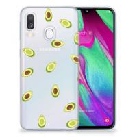 Samsung Galaxy A40 | Siliconen Case | Avocado