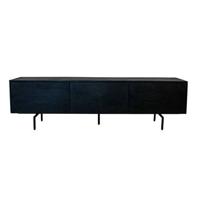 Giga Meubel - Tv-meubel 160cm - Zwart Mangohout - 160x40x45cm