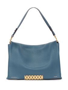 Victoria Beckham pochette en cuir à chaine Jumbo - Bleu