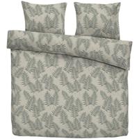 2e Halve Prijs Leen Bakker - Dekbedovertrek Lewis - Zand/taupe - 240x220 Cm - Polyester/Katoen - Taupe#Groen#Beige