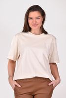 Ami Paris t-shirt Tonal Big ADC UTS002.726 creme - thumbnail