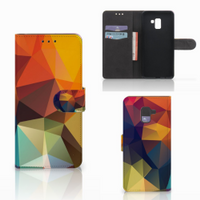 Samsung Galaxy A8 Plus (2018) Book Case Polygon Color - thumbnail