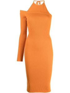 Monse robe asymétrique en maille - Orange