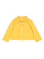 Liu Jo Kids veste à logo imprimé strassé - Jaune