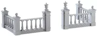 Lemax plaza fence s/4 kerstdorp accessoire 2017