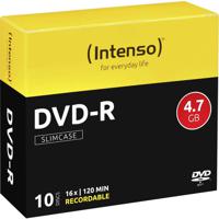 Intenso 4101652 DVD-R disc 4.7 GB 10 stuk(s) Slimcase - thumbnail