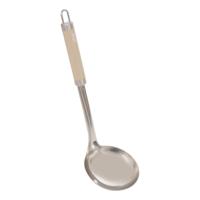 5Five opscheplepel Paris - 30 cm - RVS - aluminium - beige/zilver - keukengerei - soeplepel