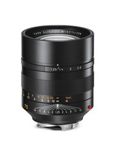 Leica Noctilux-M 75mm f/1.25 ASPH. MILC Standaardlens Zwart