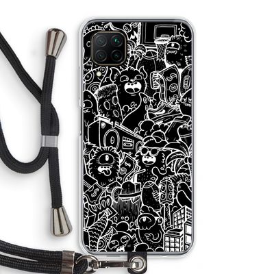 Vexx Black City : Huawei P40 Lite Transparant Hoesje met koord