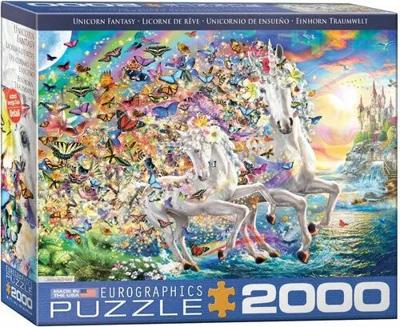 Unicorn Fantasy Puzzel 2000 Stukjes Unicorn Fantasy Puzzel 2000 Stukjes