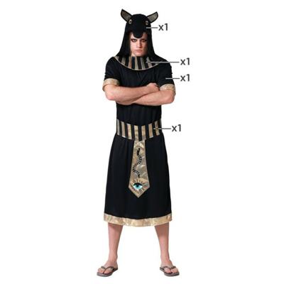 Kostuums voor Volwassenen Zwart Egyptenaar - Maat: XS/S - Maat: XS/S