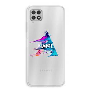 Abstract Spectrum: Samsung Galaxy A22 4G Transparant Hoesje