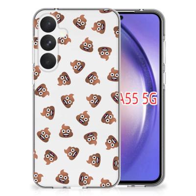 TPU bumper voor Samsung Galaxy A55 Poep Emojis TPU bumper voor Samsung Galaxy A55 Poep Emojis