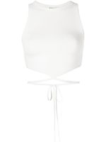 alice + olivia débardeur Latia à coupe crop - Blanc