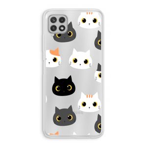 Katten: Samsung Galaxy A22 4G Transparant Hoesje