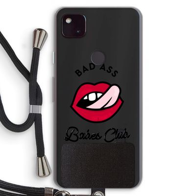 Badass Babes Club: Pixel 4a 5G Transparant Hoesje met koord