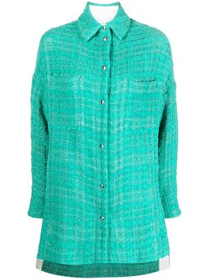 IRO manteau en maille à simple boutonnage - Vert