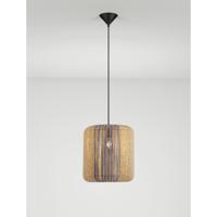 Lyora HanglampAbby Ø 33cm blauw met bruin - 9586604