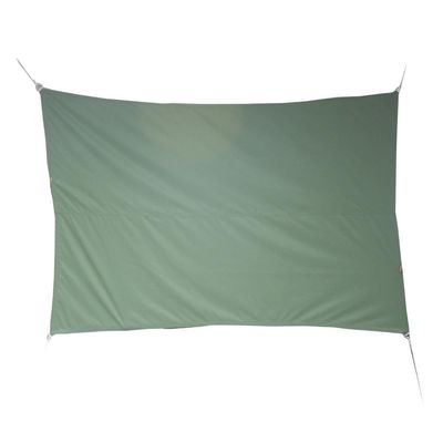 Premium kwaliteit schaduwdoek/zonnescherm Shae rechthoekig groen 2 x 3 meter
