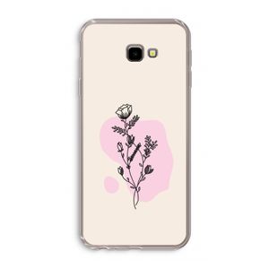 Roses are red: Samsung Galaxy J4 Plus Transparant Hoesje