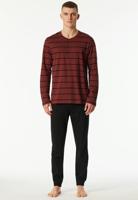 Schiesser Schiesser Heren Pyjama Long winered 183124 58/3XL