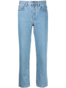 A.P.C. jean droit à taille haute - Bleu