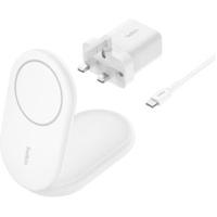 Belkin BoostCharge Hoofdtelefoons, Smartphone Wit USB Draadloos opladen Snel opladen Binnen