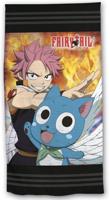 Fairy Tail strandlaken zwart 70 x 140 cm Polyester