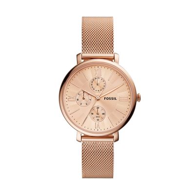 Horlogeband Fossil ES5098 Mesh/Milanees Rosé 16mm
