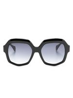 GIGI STUDIOS lunettes de soleil à monture géométrique - Noir
