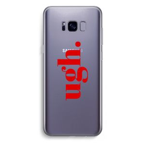 Ugh: Samsung Galaxy S8 Plus Transparant Hoesje