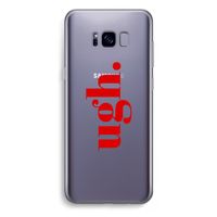 Ugh: Samsung Galaxy S8 Plus Transparant Hoesje