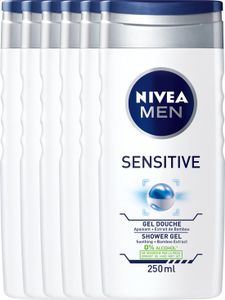 Nivea Men Sensitive Douchegel Voordeelverpakking 6x250ml