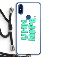 UHM, NOPE.: Xiaomi Mi Mix 3 Transparant Hoesje met koord