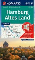 Wandelkaart 726 Hamburg - Altes Land | Kompass Wandelkaart 726 Hamburg - Altes Land | Kompass
