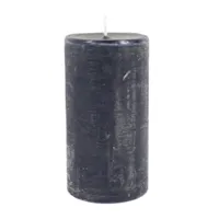Gala stompkaars rustiek donkerblauw 8 x 15 cm | 6 stuks