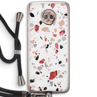 Terrazzo N°12: Motorola Moto G6 Transparant Hoesje met koord