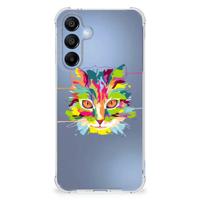Samsung Galaxy A16 Stevig | Bumper Hoesje | Cat Color