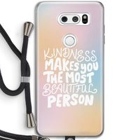 The prettiest: LG V30 Transparant Hoesje met koord