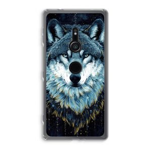 Darkness Wolf: Sony Xperia XZ2 Transparant Hoesje