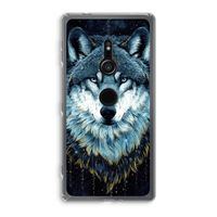 Darkness Wolf: Sony Xperia XZ2 Transparant Hoesje - thumbnail