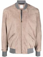 Paul Smith veste bomber en daim - Marron