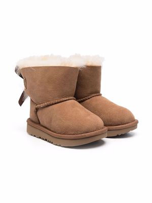 UGG Kids bottines Bailey Bow II - Marron