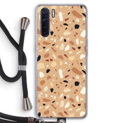 Terrazzo N°17: Oppo A91 Transparant Hoesje met koord