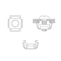 LogiLink AC0112 19 inch Bevestigingsmateriaal voor patchkast - thumbnail