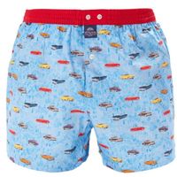 McAlson Boxer met binnenbroek blauw oldtimers