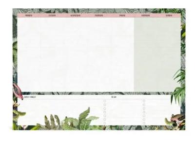 Botanic Datum Loze A4 Planner
