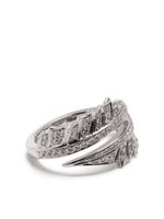 Stephen Webster bague Magnipheasant Split en or blanc 18ct pavée de diamants - Argent - thumbnail